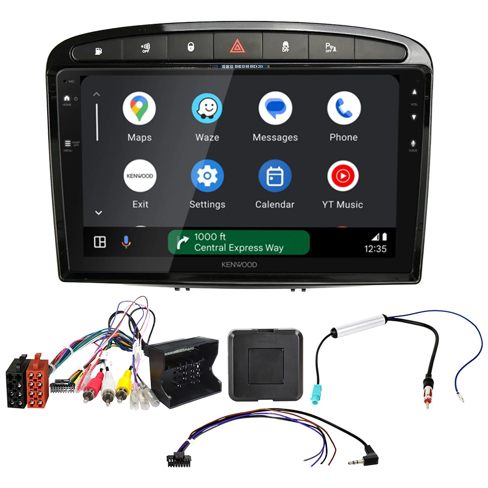 Zestaw car audio Kenwood DMX80AXS do Peugeot 308 och 408