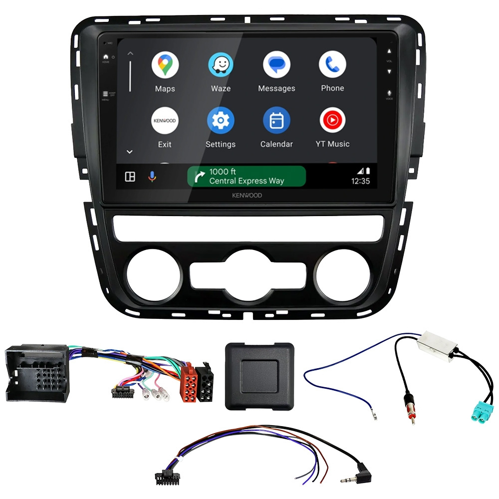 Zestaw car audio Kenwood DMX80AXS do Volkswagen Passat B7 2011-2015, automatisk AC