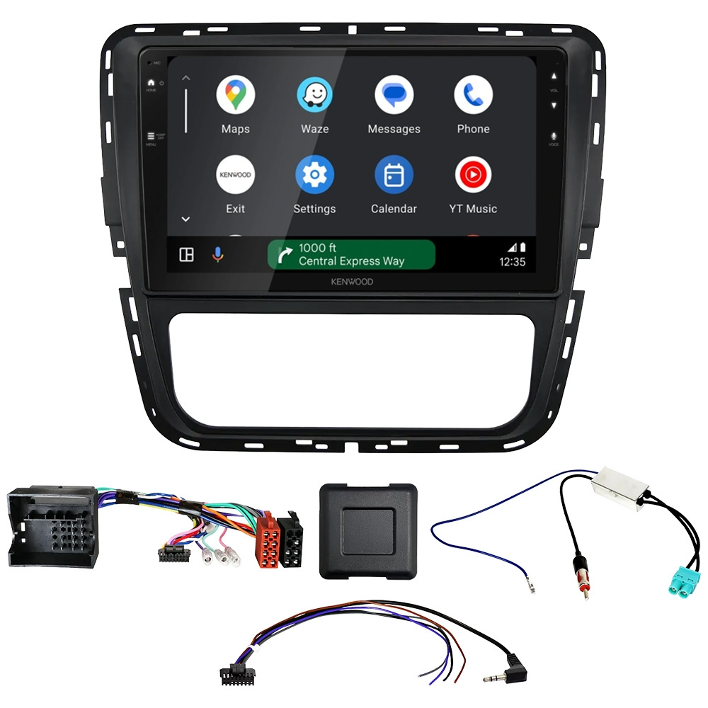 Zestaw car audio Kenwood DMX80AXS do Volkswagen Passat B7 2011-2015, manuell AC