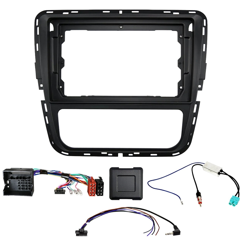 Zestaw car audio Kenwood DMX80AXS do Volkswagen Passat B7 2011-2015, manuell AC