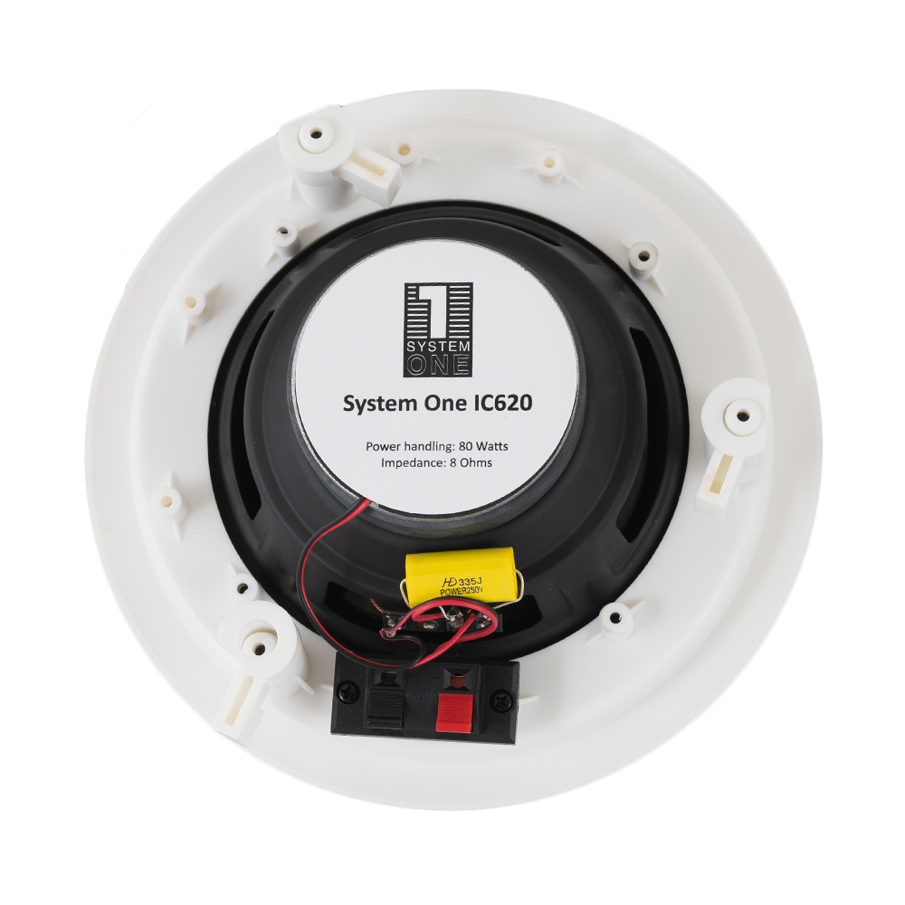 Zestaw multiroom Dayton Audio DTA-100ST z przełącznikiem i 2 parami System One IC620