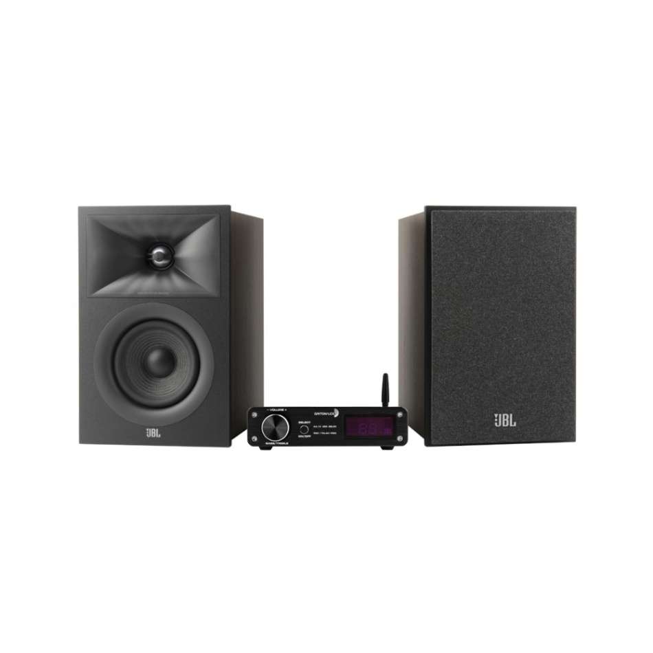 Dayton Audio DTA-PRO z JBL Stage 240B, pakiet stereo 2.0 w kolorze czarnym