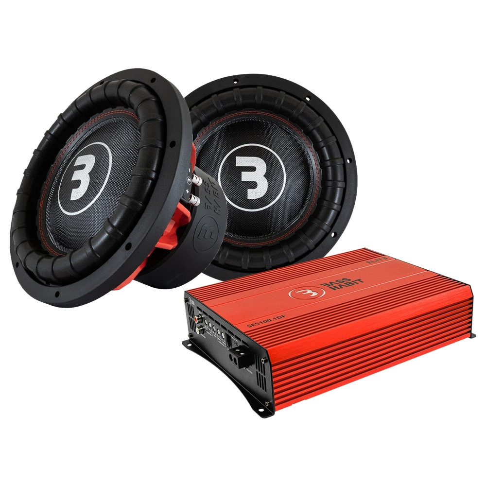 2-pack Bass Habit E2300D1 z SE5100.1DF, zestaw basowy 2x12