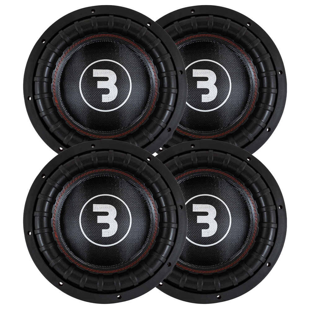 4-pack Bass Habit Elite 2 E2300D1, 12-calowe przetworniki basowe