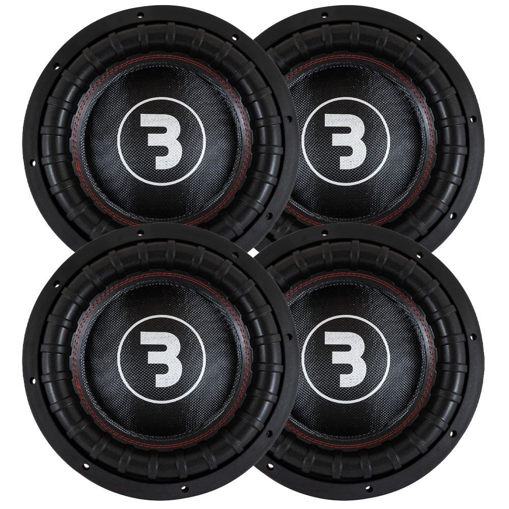 4-pack Bass Habit Elite 2 E2300D2, 12-calowe przetworniki basowe