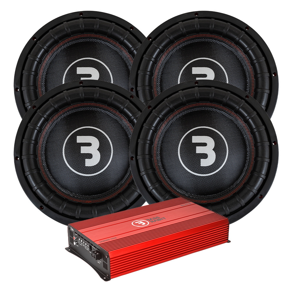 4-pack Bass Habit E2380D1 i SE8000.1D2, brutalny zestaw basowy