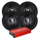 4-pack Bass Habit E2380D1 i SE8000.1D2, brutalny zestaw basowy 4-pack Bass Habit E2380D1 i SE8000.1D2, brutalny zestaw basowy
