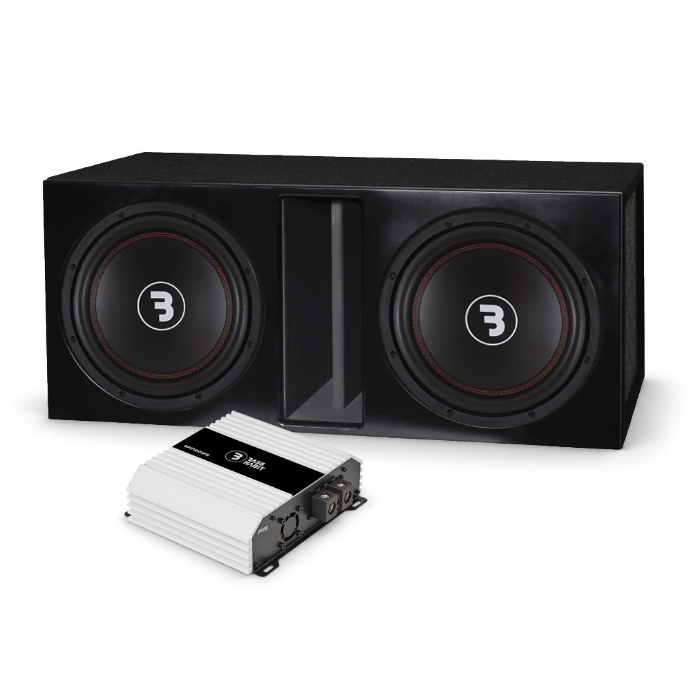 Bass Habit E300D1 w obudowie bass-reflex z SP21001FR, pakiet basowy 2x12