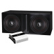 Bass Habit E300D2 w obudowie bass-reflex z SP31001FR, zestaw basowy 2x12 Bass Habit E300D2 w obudowie bass-reflex z SP31001FR, zestaw basowy 2x12