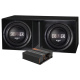2-pack EDP122SPL-E3 w wentylowanej skrzyni z MAX PA1-3000.1DZ2, zestaw basowy 2x12 2-pack EDP122SPL-E3 w wentylowanej skrzyni z MAX PA1-3000.1DZ2, zestaw basowy 2x12