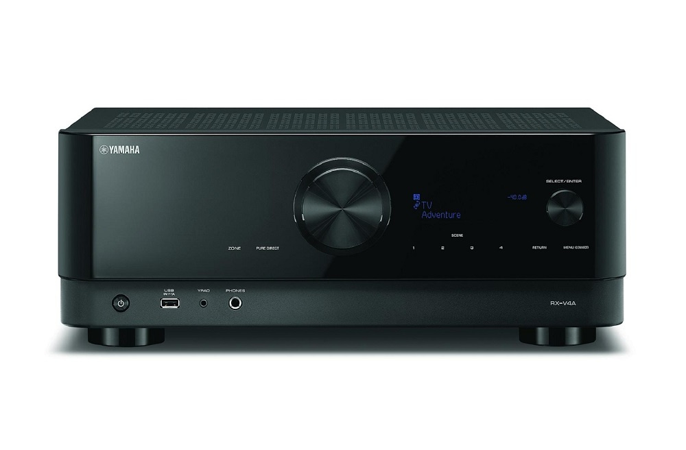 Yamaha RX-V4A & Dynavoice Magic F-7 EX zestaw kina domowego 5.0, czarny