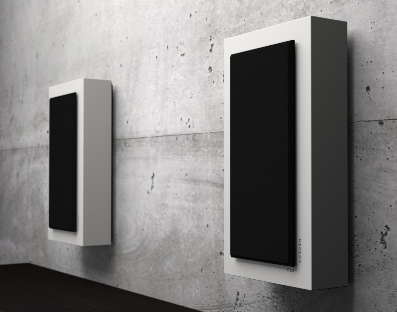 DLS Flatbox Midi On-Wall zestaw głośników 2.1, biały
