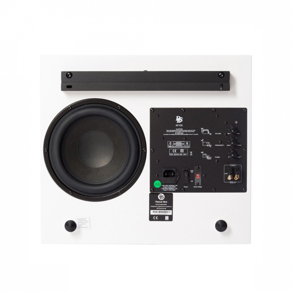 DLS Flatbox Midi On-Wall zestaw głośników 2.1, biały