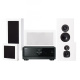 Yamaha RX-V4A & DLS Flatbox Midi zestaw kina domowego 5.0, biały Yamaha RX-V4A & DLS Flatbox Midi zestaw kina domowego 5.0, biały