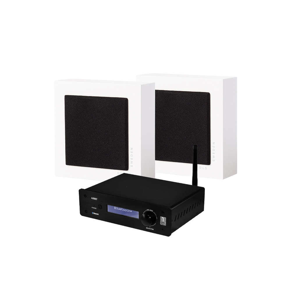 System One A50BT & 2-pack DLS Flatbox Slim Mini, zestaw stereo