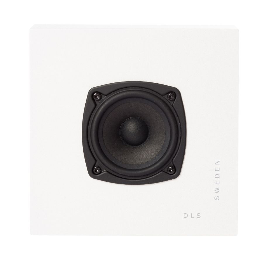 Yamaha RX-V4A & DLS Flatbox Mini On-Wall zestaw kina domowego 5.0, biały
