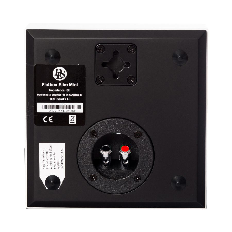 Yamaha RX-V4A & DLS Flatbox Mini On-Wall zestaw kina domowego 5.0, biały