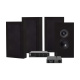 Dynavoice CA802BT, SC4B & 2 pary matowoczarnych DLS Flatbox Midi Dynavoice CA802BT, SC4B & 2 pary matowoczarnych DLS Flatbox Midi