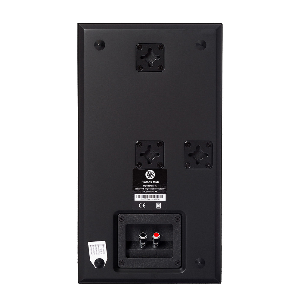 Dynavoice CA802BT, SC4B & 2 pary matowoczarnych DLS Flatbox Midi