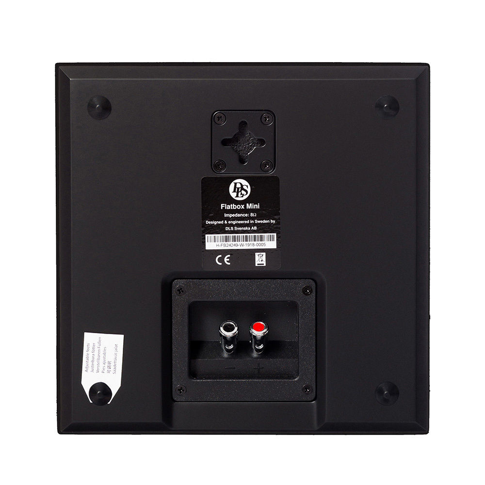 System One A50BT, SC4B & 2 pary matowoczarnych DLS Flatbox Mini