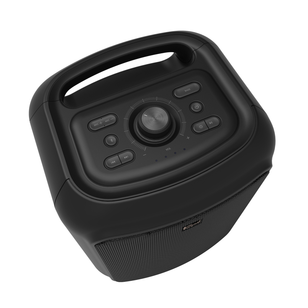 2-pak Klipsch Gig XL, przenośny głośnik imprezowy z mikrofonem i Bluetooth