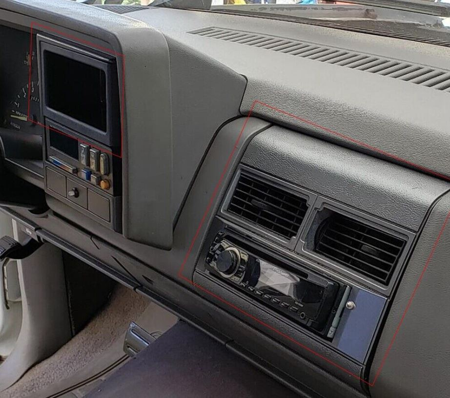 Pakiet instalacyjny 1-DIN, Chevrolet/GM 1988-1994
