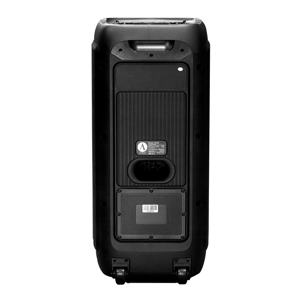 2-pak Arcsound HAZE (gen.2), głośnik imprezowy z bezprzewodowym mikrofonem i Bluetooth