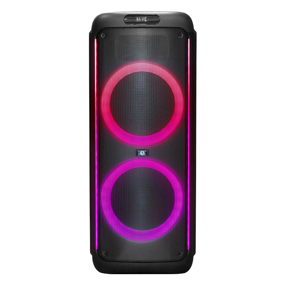2-pak Arcsound HAZE XXL, ciężki głośnik imprezowy z bezprzewodowym mikrofonem i Bluetooth