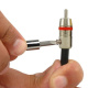 Planet Waves HD-RCA bezlutowe wtyki RCA, para czerwona i biała Planet Waves HD-RCA bezlutowe wtyki RCA, para czerwona i biała