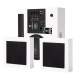 Pakiet głośników DLS Flatbox Mini On-Wall 2.1, biały Pakiet głośników DLS Flatbox Mini On-Wall 2.1, biały