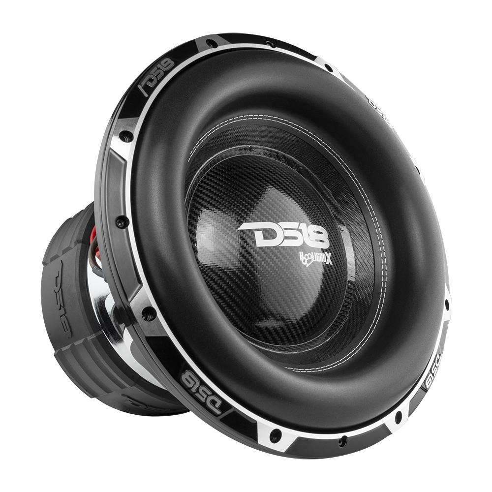2-pak DS18 HOOLIGAN-X15.1DHE z Bass Habit SE8000.1D1, zestaw basowy