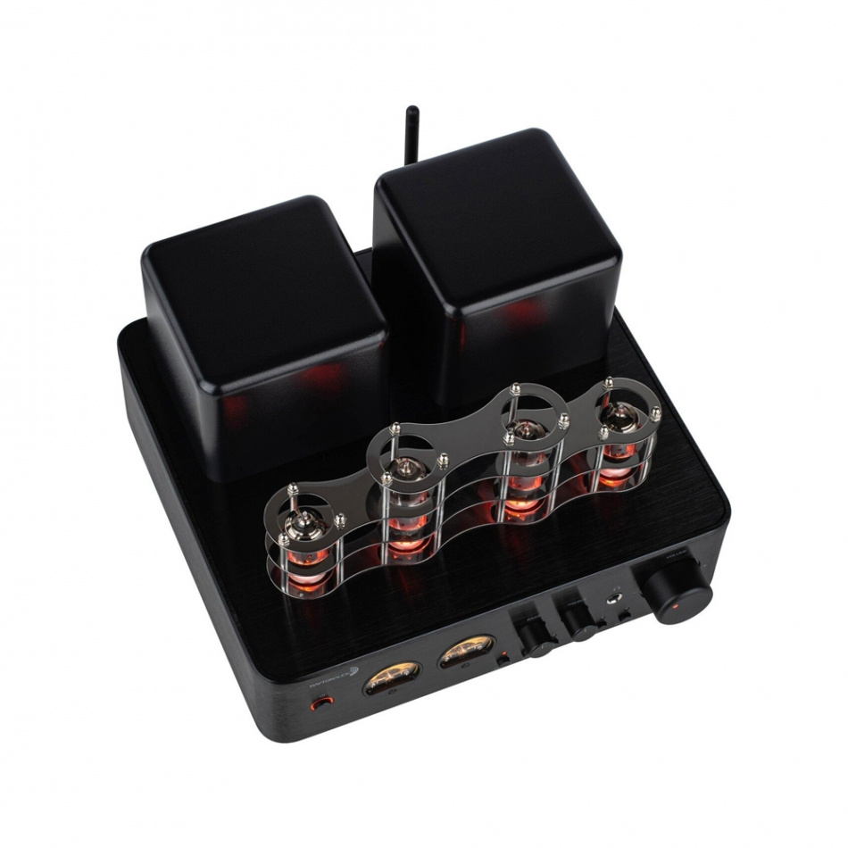 Dayton Audio HTA100 i Dynavoice DM-6II, czarny zestaw stereo