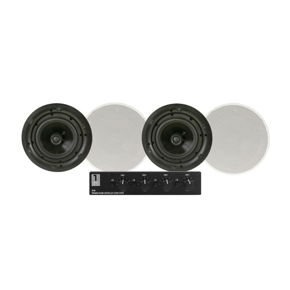 4-pak DLS IC623 z przełącznikiem głośnikowym System One SC4B