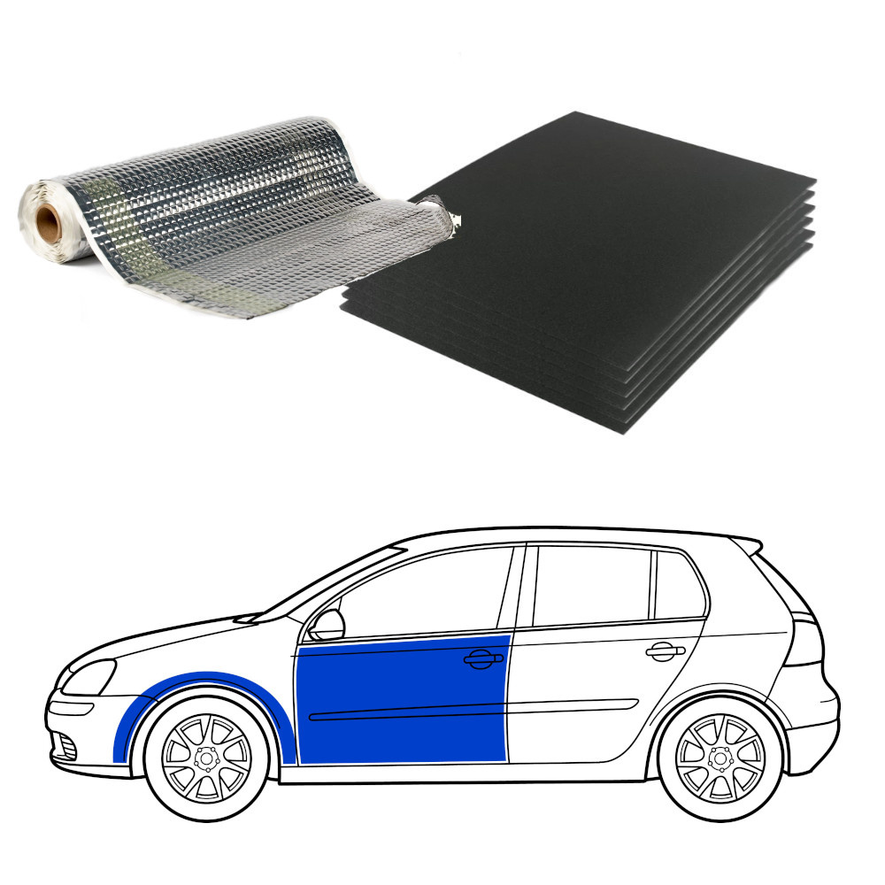 Wygłuszenie do hatchbacka, poziom 1