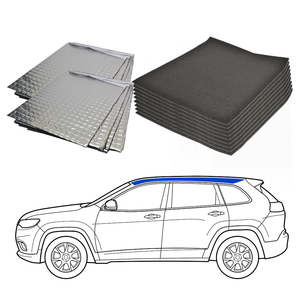 Wyciszenie do SUV, dach