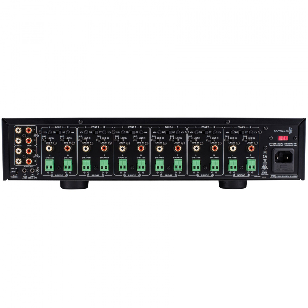 Dayton Audio MA1240 i 2 pary głośników do zabudowy System One IW690