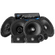 JVC KD-X382BT & zestaw przednich i tylnych głośników DLS PA, pakiet car audio JVC KD-X382BT & zestaw przednich i tylnych głośników DLS PA, pakiet car audio