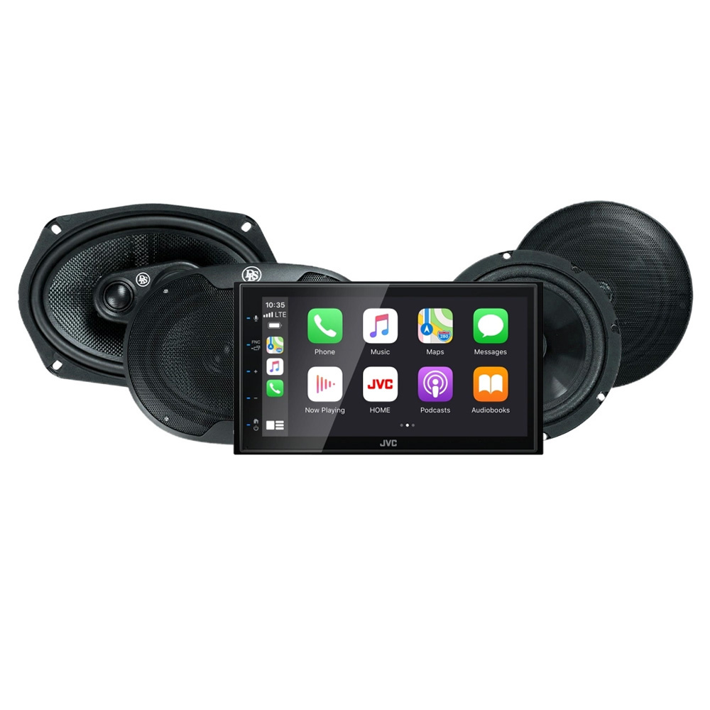JVC KW-M560BT & głośniki DLS Performance M2, pakiet car audio