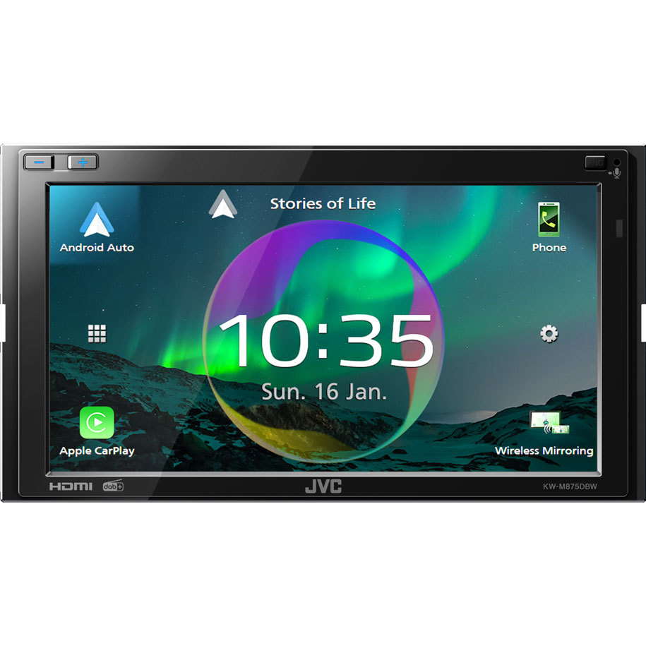 JVC KW-M875DBW & & głośniki Rockford Fosgate PUNCH, pakiet car audio