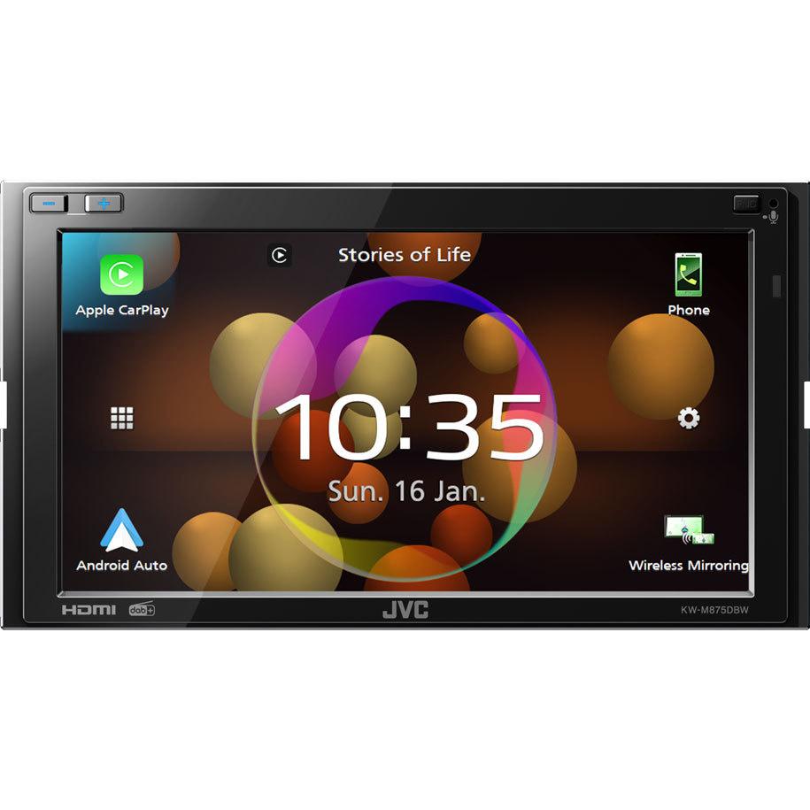 JVC KW-M875DBW & & głośniki Rockford Fosgate PUNCH, pakiet car audio