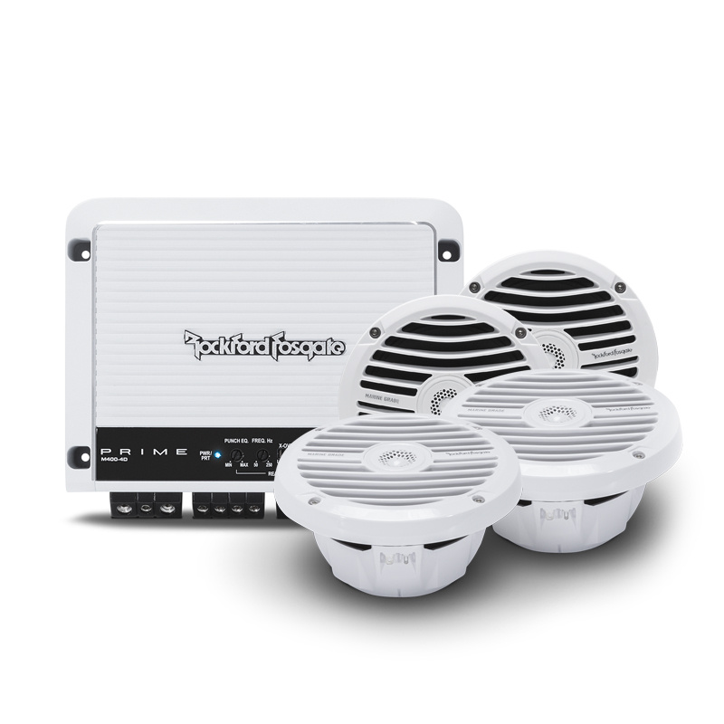 2 pary Rockford Fosgate RM1652 i M400-4D