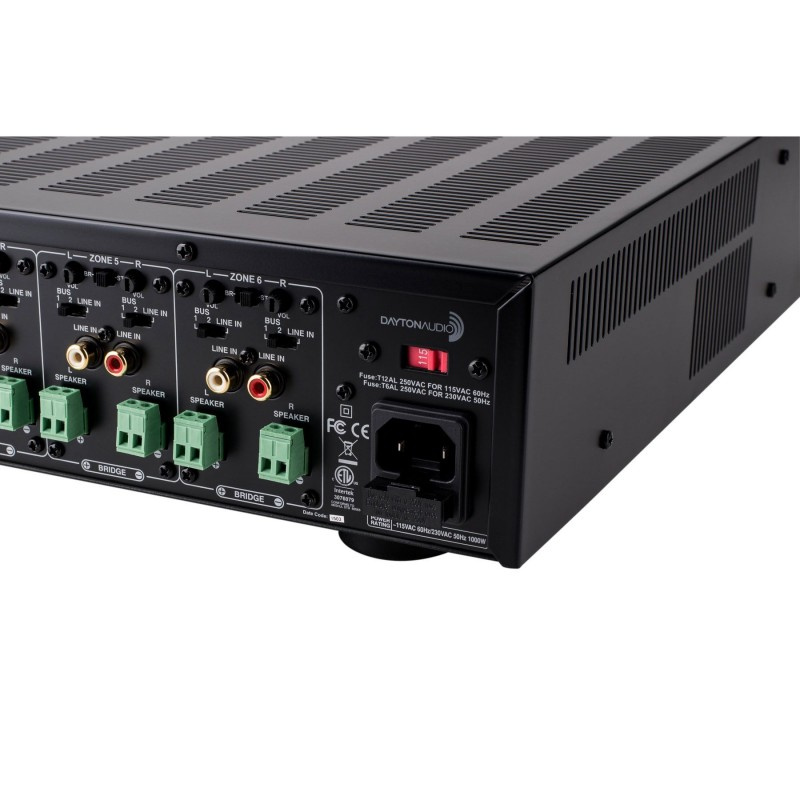 Dayton Audio MA1260 i 2 pary DLS IC624, zestaw multiroom