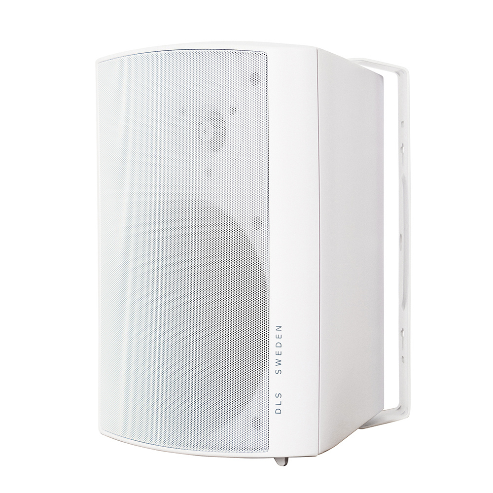 Dayton Audio MA1260 i 2 pary białych głośników zewnętrznych DLS MB6i