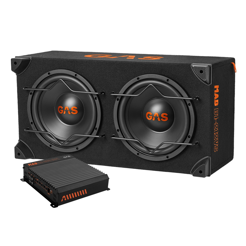 Zestaw basowy GAS MAD B1-212VS z MAD A2-600.1DFL