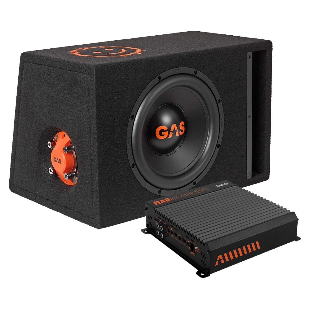 GAS MAD B2-110V 1x10 cali i MAD A2-600.1DFL, zestaw basowy