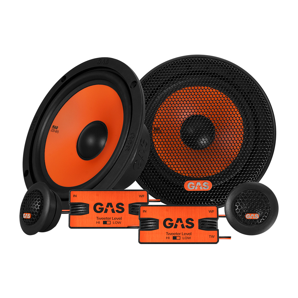 GAS MAD M130-BTN z głośnikami MAD K2/X2, pakiet car audio