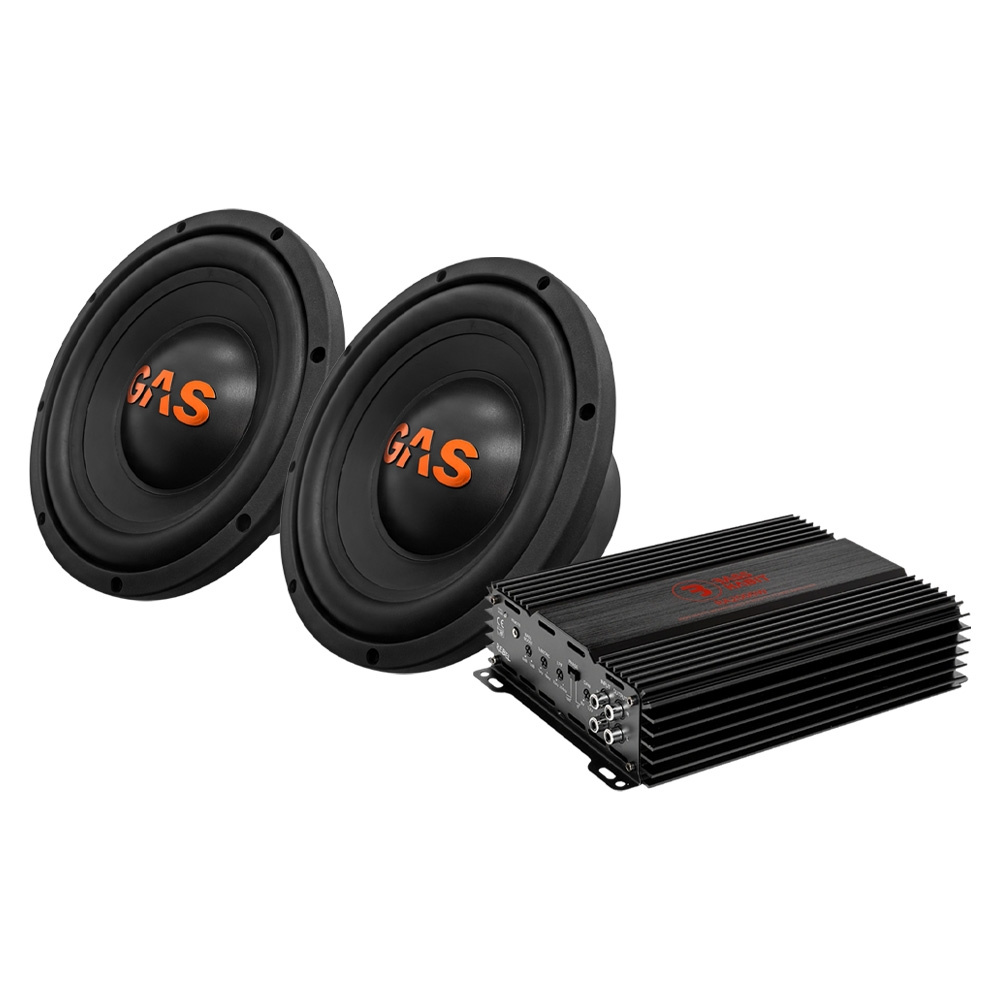 2-pack GAS MAD S1-2504 z RA2000W, zestaw basowy 2x10 cali