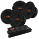 Zestaw 4 szt. GAS MAD S2-8D2 & MAX A2-1500.1D, pakiet basowy Zestaw 4 szt. GAS MAD S2-8D2 & MAX A2-1500.1D, pakiet basowy