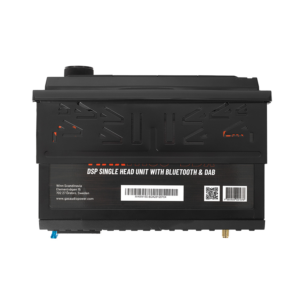 GAS MAX M150-BDX i głośniki GAS MAD X2, pakiet car audio