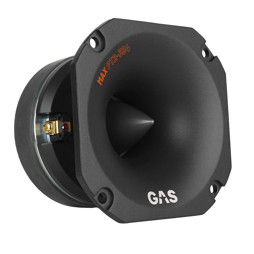 2-pak GAS MAX PT2-384, szalenie ciężkie głośniki tubowe, 4 Ohm